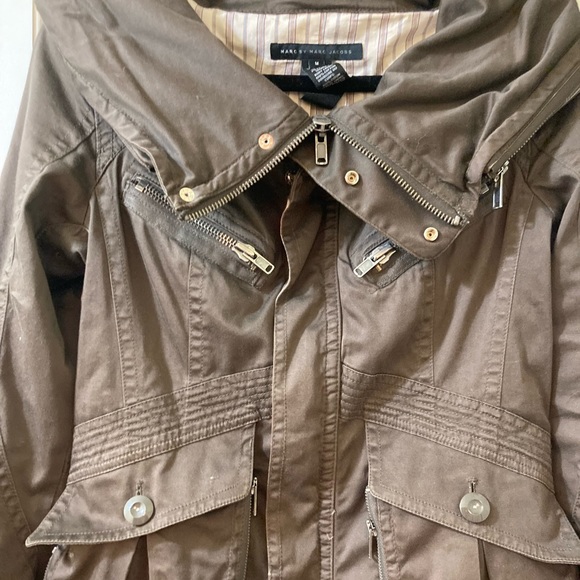 Marc by Marc Jacobs Olive Utility Cargo Jacket - Picture 5 of 8